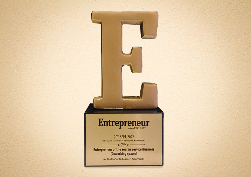  Entrepreneur of the Year in  </p>
<p>the Service Business (Co-working Spaces) at the 12th Entrepreneur Awards 2022. 